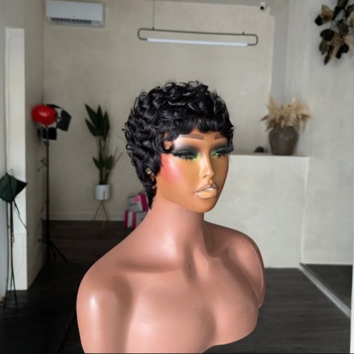 Short chioma human hair - short,