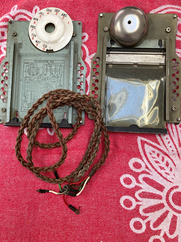 1950s telephone parts rotary - 1950s,