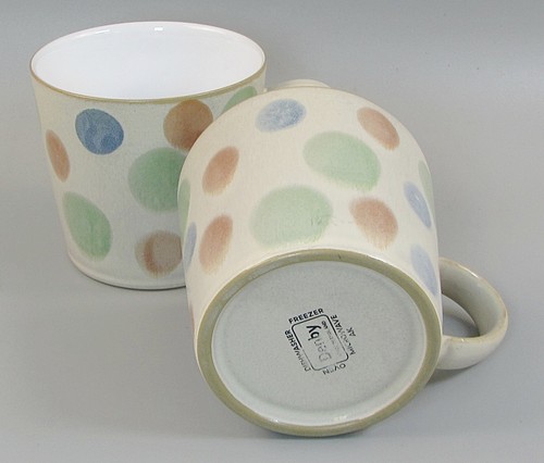 Denby mugs pastel multi - mugs,