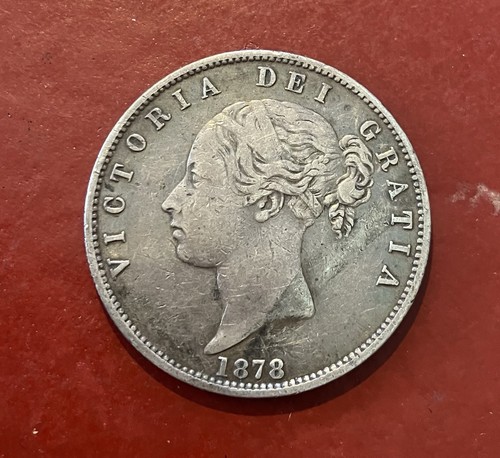 1878 queen victoria half crown - 1878,