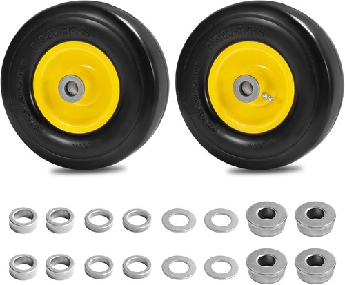 9x3 flat free tire - 9x3.50-4", and