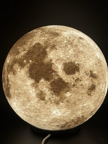 Printed moon lamp - 3d,