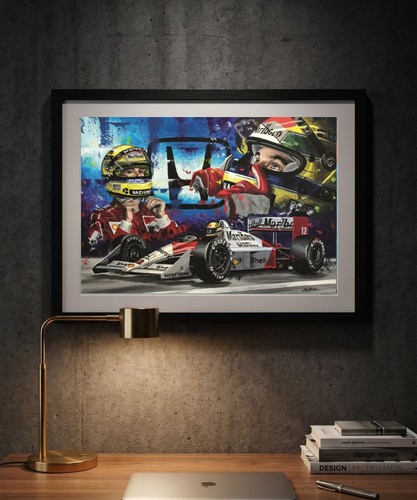 Ayrton senna print from - ayrton,