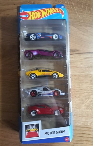 Hot wheels motor show pack - wheels, 5-pack