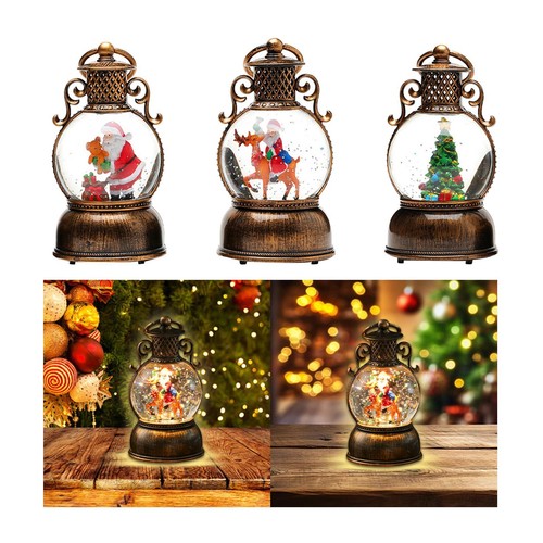 Christmas snow globes - snow, with