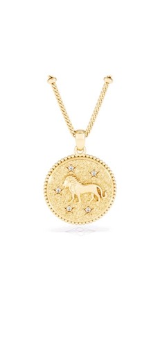 Zodiac leo necklace - necklace, medallion