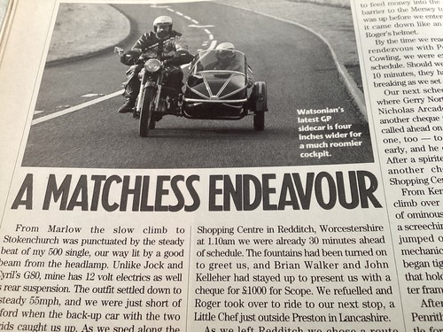 Matchless g80 sidecar - matchless,