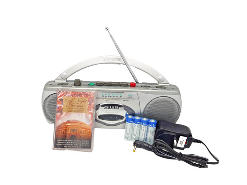 Aiwa p500 portable cassette - cs-p500,