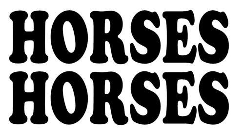 Vinyl horses decals - vinyl,