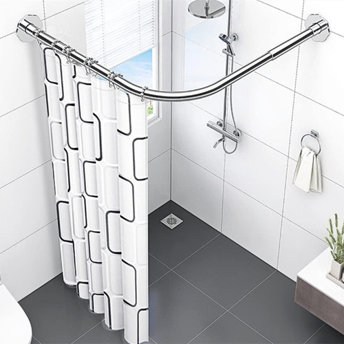 Shower curtain rail pole - curtain,