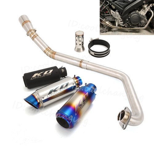 Exhaust front link pipe - front,