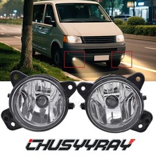 FITS VW Transporter T5 2003-2009 Front Fog DRL Lights Spot Lamp Pair With Bulb