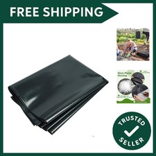 2m x 10m Black Polythene