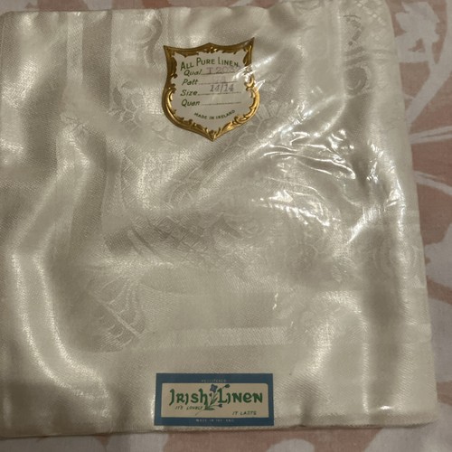White irish linen vintage - irish,