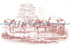 D130931 A Double Horse Cart from Stephens The Book of the Farm 1890 Shire Public