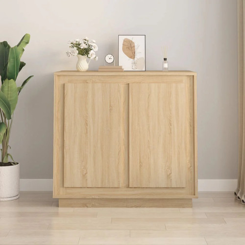 Modern wooden door sideboard - wooden, 2