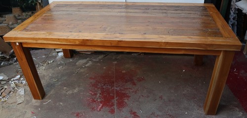 Dining table industrial style - table,