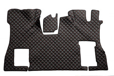 Black with Red Eco Leather