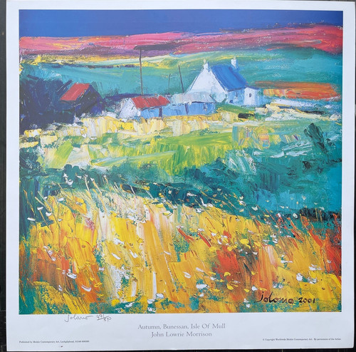 Jolomo signed print autumn - jolomo,