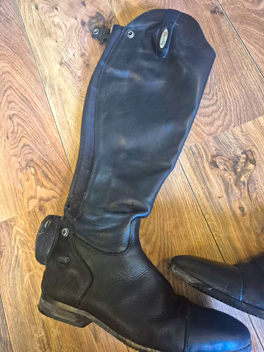 Brogini black leather - brogini,