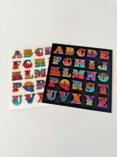 Ben eine lenticular alphabet - ben,