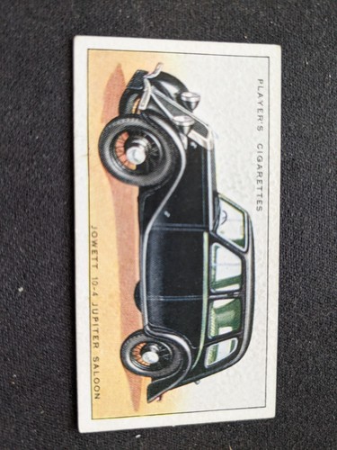 1936 player motor cars card - motor,