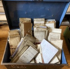 CHESHIRE- Chapman family of "The Lowe" Buglawton, Archive in deed box.