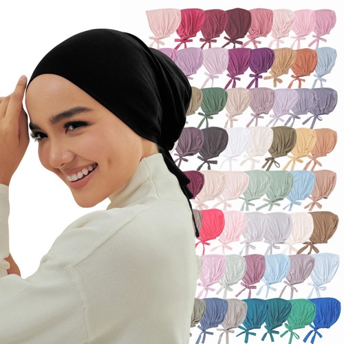 Women tie back undercap - tie, cotton