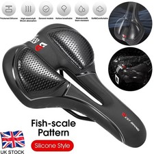 WEST BIKING Comfort Soft Padded MTB Road Bicycle Bike Gel Saddle Seat Cushion UK