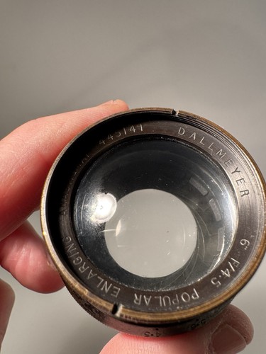 Brass dallmeyer f4 5 - brass, 6"
