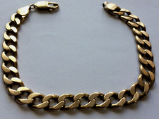 9CT GOLD FLAT LINK CURB