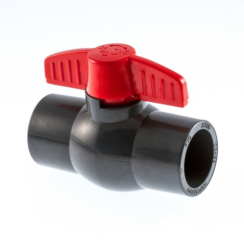 Pvc ball valves - :, 1-piece