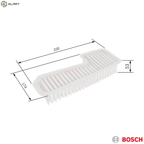 Air filter 026 400 - f, for
