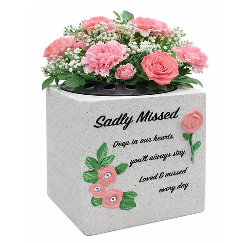 Memorial grave flower pot vase - memorial,