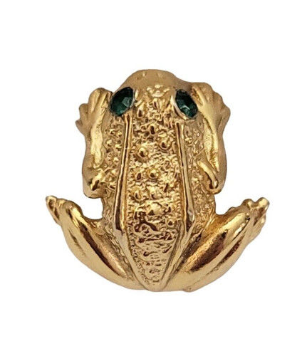 Napier gold tone vintage green - tone,