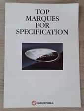 Vauxhall Range Update Brochure