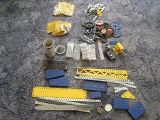 Meccano Set 7 - Vintage Metal Construction Set with Books,  2 Motor, Key &Tools