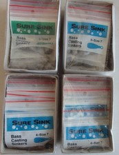 Packs bass casting sinkers - bass,