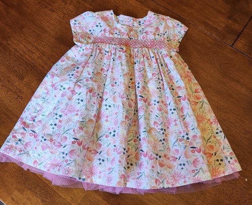 Nutmeg girls pink floral - pink,