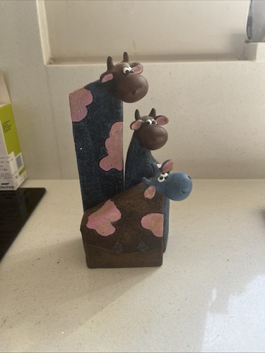 Cow figures trio artforum art - cow,