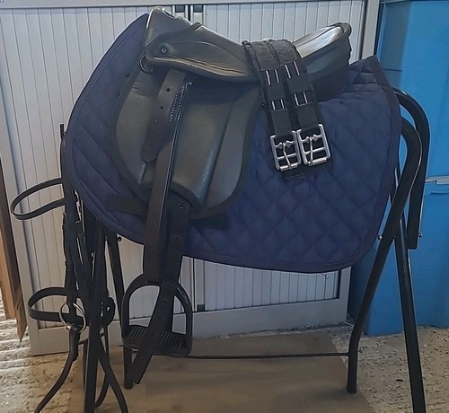Small pony saddle set - small,