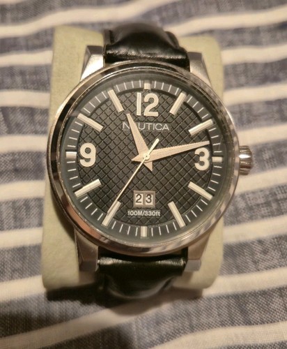 Nautica a13557g silver black - nautica,
