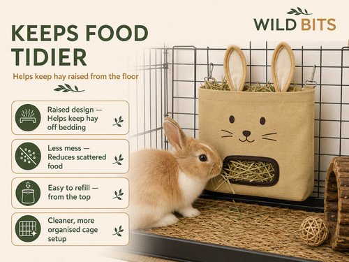 Hanging pet feeder - feeder, bunny