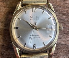 Vintage MuDu Doublematic Mens Watch