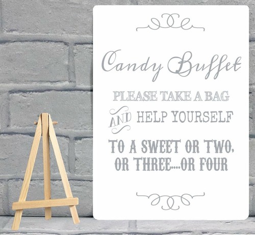 Candy buffet sweet - a4,
