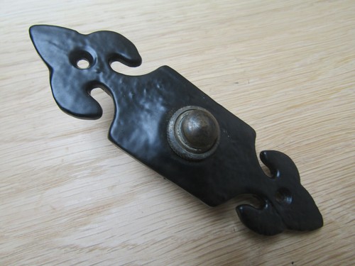Black cast iron door - black,