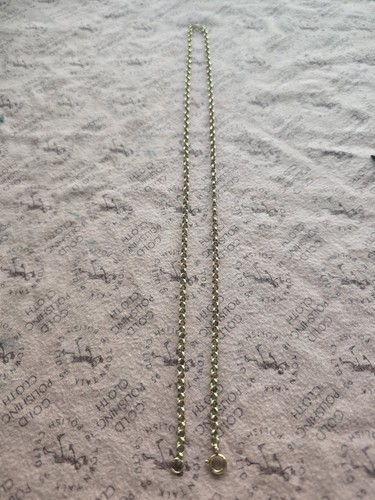 9ct gold belcher chain - 9ct, 20"