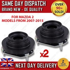 FOR MAZDA 2 (DE, DH) 2007-2015 FRONT STRUT TOP MOUNT & BEARING SUSPENSION X2 KIT