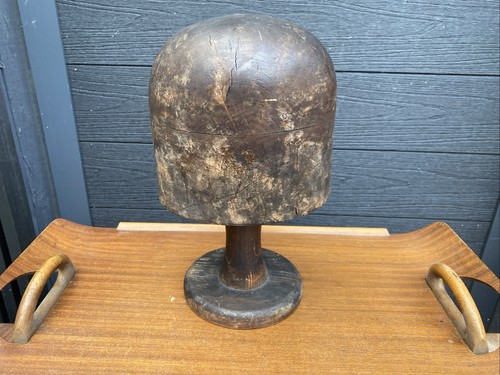 Vintage milliners wooden - wooden, hat