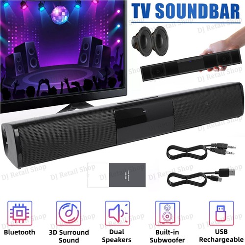 Bluetooth sound bar - sound, wired